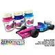 Brabham BT60B Pink - Dark Blue - Light Blue Paint Set 3x30ml