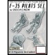 1/48 Lockheed Martin F-35 Lightning II Pilots Set w/Deck Crew (3 figures)