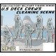 1/72 US Deck Crews Cleaning Scene (5 figures)