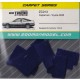 1/24 Toyota AE86 #Blue Carpet set for Aoshima kit