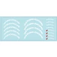 1/24 Tyre Letters (A) Decal for 15-17'' Wheels