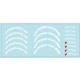 1/24 Tyre Letters (A) Decal for 18-21'' Wheels