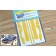 1/24 Toyota Sprinter Trueno (AE92) Pattern Masks for Tamiya kit