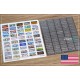 1/24 -1/25 United States License Plates (decal and PE)