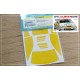 1/24 Opel Calibra V6 D Window and Light Painting Masks for Tamiya kit