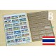 1/24 - 1/25 Thailand License Plates (B) Decal and PE
