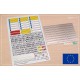 1/24 - 1/25 European Union License Plates Ver. A (black text) Decal and PE