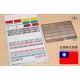1/24 - 1/25 Taiwan New License Plate (B) Decal and PE