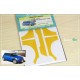 1/24 Mini Cooper Pattern Marks for Fujimi kit