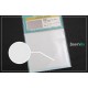 1/18 - 1/25 White Carbon Fiber Decal Twill Weave (110 x 70mm)