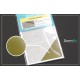 1/18 - 1/25 Yellow Kevlar Carbon Fiber Decal (110 x 70mm)