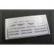 1/24 - 1/43 Aston Martin Logo Metal Sticker
