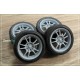 1/24 17'' Mugen MF-10 Rims set with Tyres