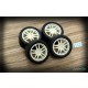 1/24 17'' Euro R Rim set with Tyres for DC2/EG6/8/EK9/Jazz