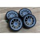 1/24 18'' Titan7 T-R10 Rim set with Tyres for DC5/EP/S2000