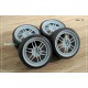 1/24 18'' Enkei RPF1 Rim set with Tyres