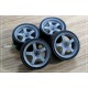 1/24 18'' Prodrive GC-05N Rim set with Tyres