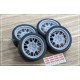 1/24 18'' BBS RE686 Rim set with Tyres for Nunu BMW 320i (E46) ETCC kit