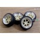 1/24 16'' Rays Volk Racing TE37V Rim set with Stretch Tyres
