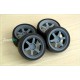 1/24 17'' Rays TE37V Mark II Rim set with Tyres