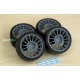 1/24 18'' Enkei Sport RC-T4 Rim set (5 holes) with Tyres