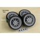 1/24 14'' Work Starfield Rim set without Tyre
