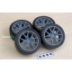1/24 17'' Rays VV21S Rim set with Tyres