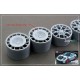 1/24 Porsche 992 GT3 RS Rim set (With Discs cover) without Tyre for Tamiya kit