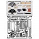 1/32 Horten Ho 229 Interior Detail Set and Air Brake Set (2 Photo-Etched Sheets)