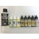 Colour Set for 1/32 North-American P-51D/K Mustang IV (Brush Cleaner + 8x 17ml Paints)