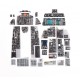 1/48 F-4G 3D Acrylic Instrument Panels Set for Zoukei-Mura #SWS48-14