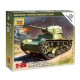 1/100 (Snap-Fit) Soviet Light Tank T-26
