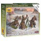 1/72 (Snap-Fit) Soviet 82mm Mortar with Crew in Winter Uniform 1941-1943