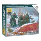 1/72 (Snap-Fit) German Machine Gun MG-34 with Crew in Winter Uniform 1941-1945