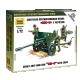 1/72 (Snap-Fit) Soviet 76mm Anti-Tank Gun ZiS-3 with Crew