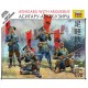 1/72 (Snap-Fit) Ashigaru with Arquebus (5 Japanese Figures)