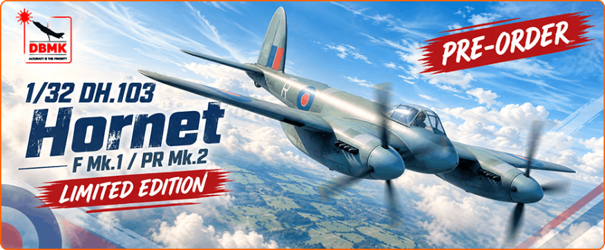 DBMK 1/32 de Havilland DH.103 Hornet F Mk.1 / PR Mk.2