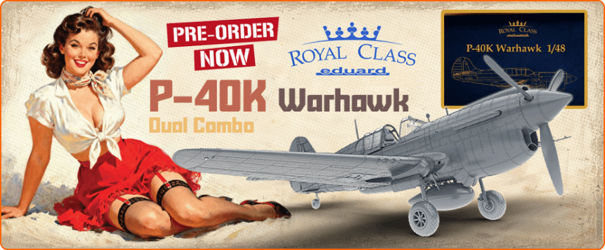 Eduard R0024 1/48 P-40K Warhawk Dual Combo [Royal Class Edition]