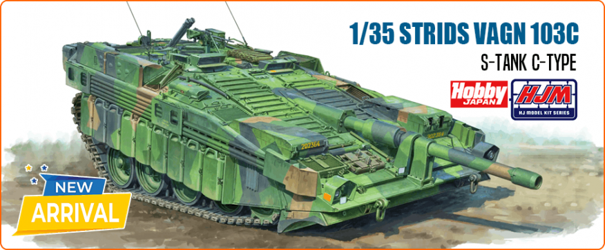 Hobby Japan M008 1/35 STRIDS VAGN 103C (S-Tank C-Type)