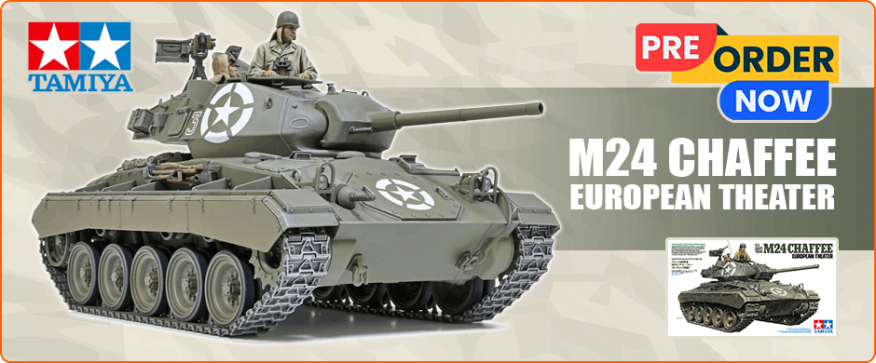 Tamiya 35391 1/35 US Light Tank M24 Chaffee European Theater